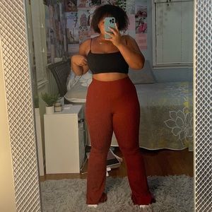 SHEIN flare leggings